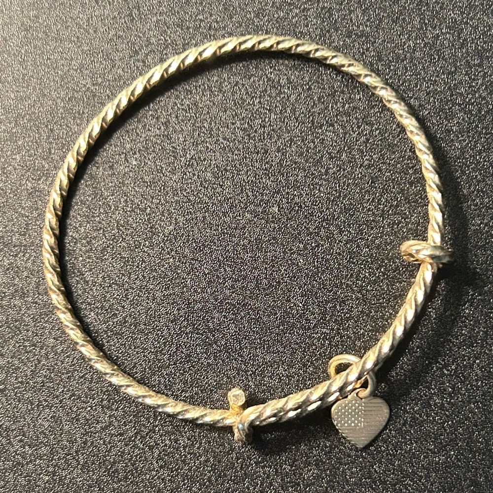 Alex and Ani Gold Rope Bangle Bracelet